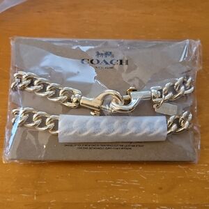 COACH Gold Chunky Chain Shoulder Strap 23"